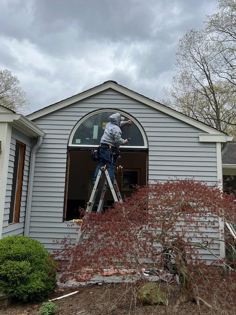 Marvin window installation in Ridgefield CT